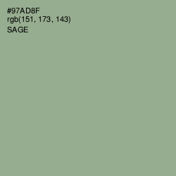 #97AD8F - Sage Color Image