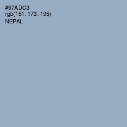 #97ADC3 - Nepal Color Image