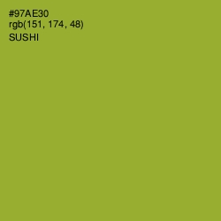 #97AE30 - Sushi Color Image