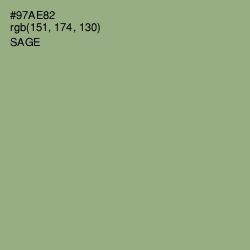 #97AE82 - Sage Color Image