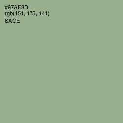 #97AF8D - Sage Color Image