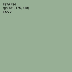 #97AF94 - Envy Color Image