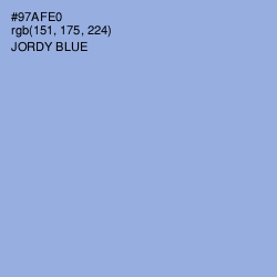 #97AFE0 - Jordy Blue Color Image