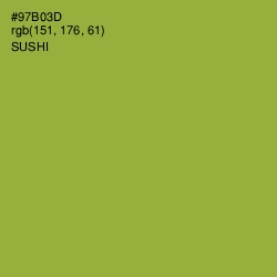#97B03D - Sushi Color Image