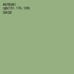 #97B081 - Sage Color Image