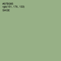 #97B085 - Sage Color Image