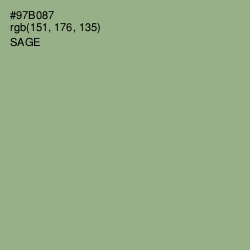 #97B087 - Sage Color Image