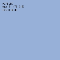 #97B0D7 - Rock Blue Color Image