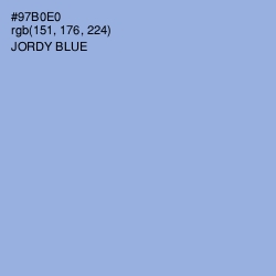 #97B0E0 - Jordy Blue Color Image
