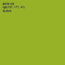 #97B129 - Sushi Color Image