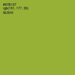 #97B137 - Sushi Color Image