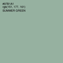 #97B1A1 - Summer Green Color Image