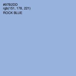 #97B2DD - Rock Blue Color Image