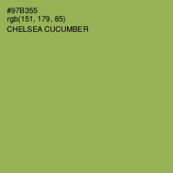 #97B355 - Chelsea Cucumber Color Image