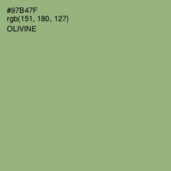 #97B47F - Olivine Color Image