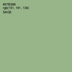 #97B588 - Sage Color Image