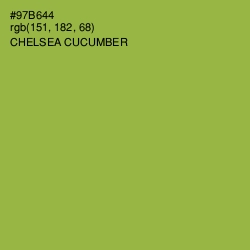 #97B644 - Chelsea Cucumber Color Image
