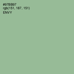 #97BB97 - Envy Color Image