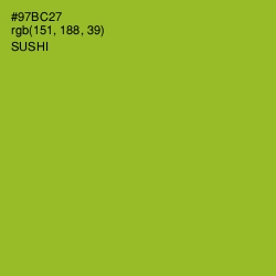 #97BC27 - Sushi Color Image