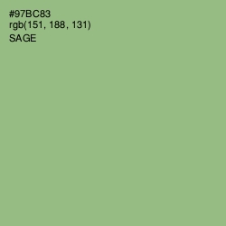 #97BC83 - Sage Color Image