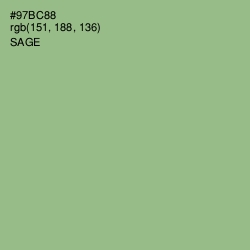 #97BC88 - Sage Color Image