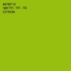 #97BF10 - Citron Color Image