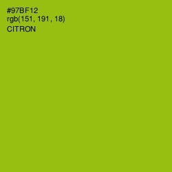 #97BF12 - Citron Color Image