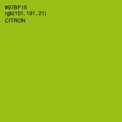 #97BF15 - Citron Color Image