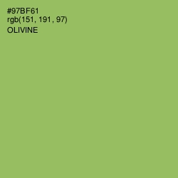 #97BF61 - Olivine Color Image