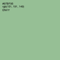 #97BF95 - Envy Color Image