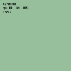 #97BF9B - Envy Color Image