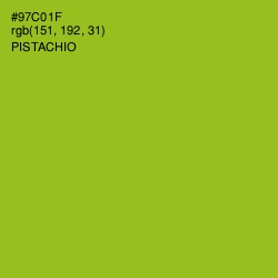 #97C01F - Pistachio Color Image