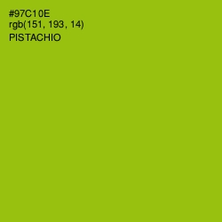 #97C10E - Pistachio Color Image