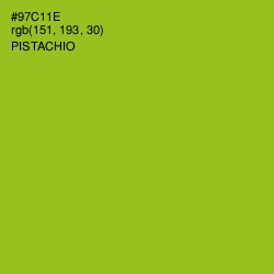 #97C11E - Pistachio Color Image