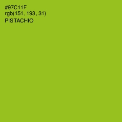 #97C11F - Pistachio Color Image