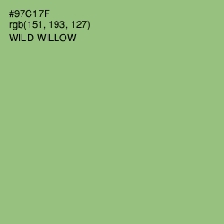 #97C17F - Wild Willow Color Image