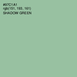 #97C1A1 - Shadow Green Color Image