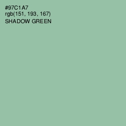 #97C1A7 - Shadow Green Color Image