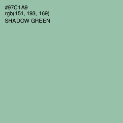 #97C1A9 - Shadow Green Color Image