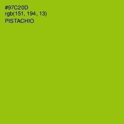 #97C20D - Pistachio Color Image