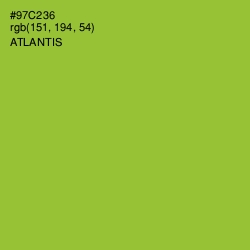 #97C236 - Atlantis Color Image