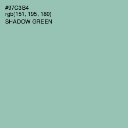 #97C3B4 - Shadow Green Color Image