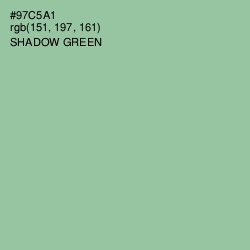 #97C5A1 - Shadow Green Color Image