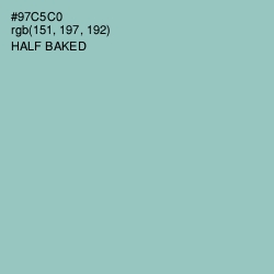 #97C5C0 - Half Baked Color Image