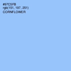 #97C5FB - Cornflower Color Image