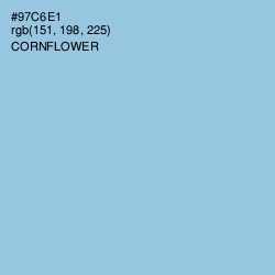 #97C6E1 - Cornflower Color Image