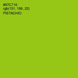 #97C716 - Pistachio Color Image