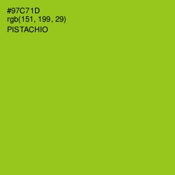#97C71D - Pistachio Color Image