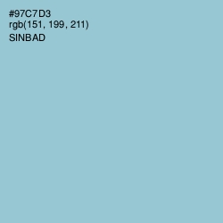 #97C7D3 - Sinbad Color Image