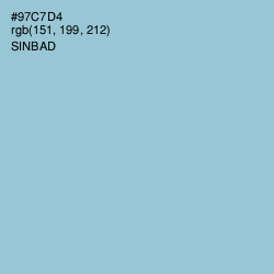 #97C7D4 - Sinbad Color Image